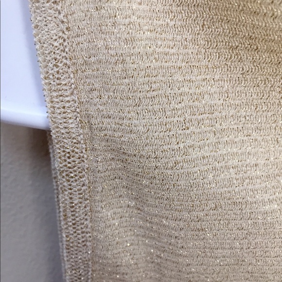 Chico’s gold tone layered top, size 2 - Picture 6 of 6